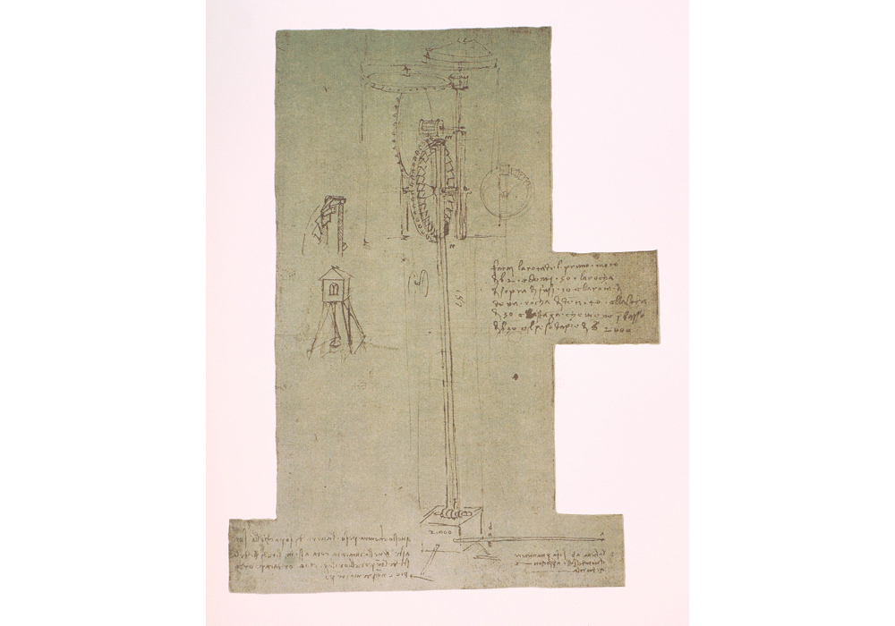 Codice Atlántico III - Leonardo da Vinci - Detalle-15