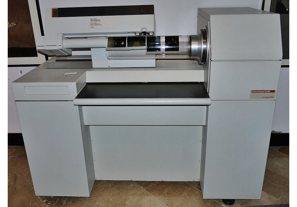Scanner 3300 Linotype-Hell. 1993